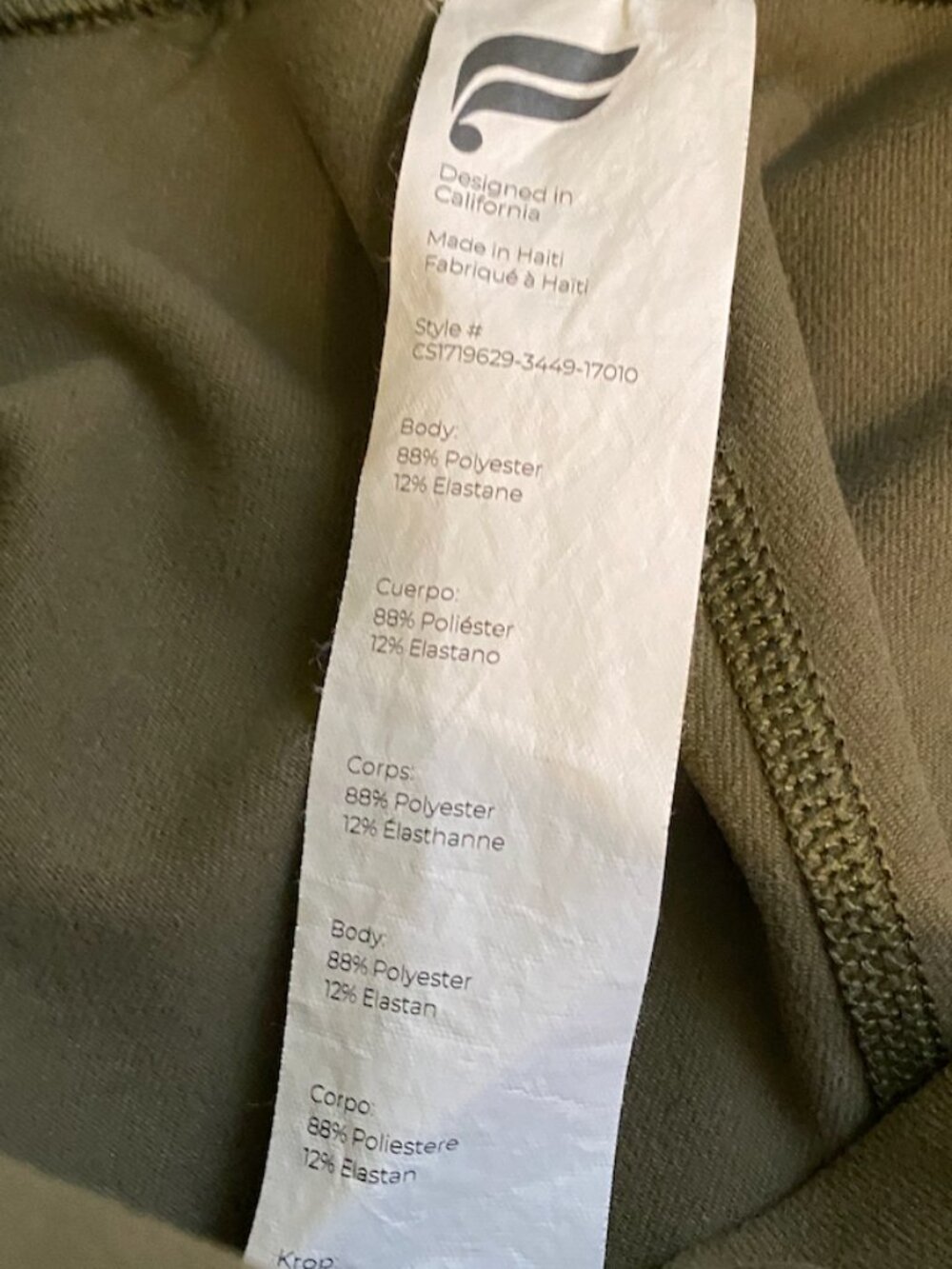 Fabletics Define PowerHold® High-Waisted Legging 7/8, Size XXS - Picture 5 of 5